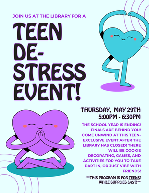 Teen De-Stress Event